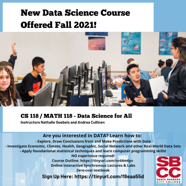 SBCC Data Science For All Flier