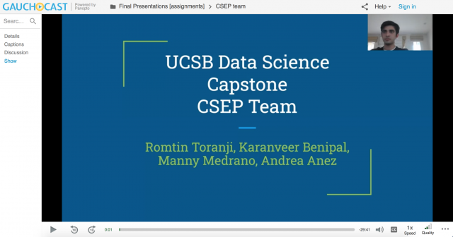 CSEP Data Science Capstone Presentation