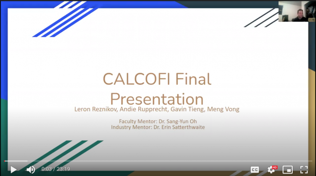 CalCOFI Data Science Capstone Presentation